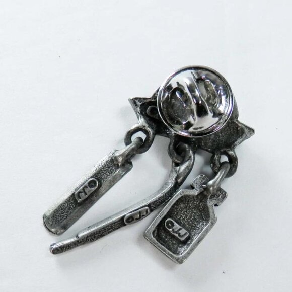 Signed JJ Nurse Hat Nursing Pins Dangle Thermometer Prescription Bottle Medical - Picture 3 of 9